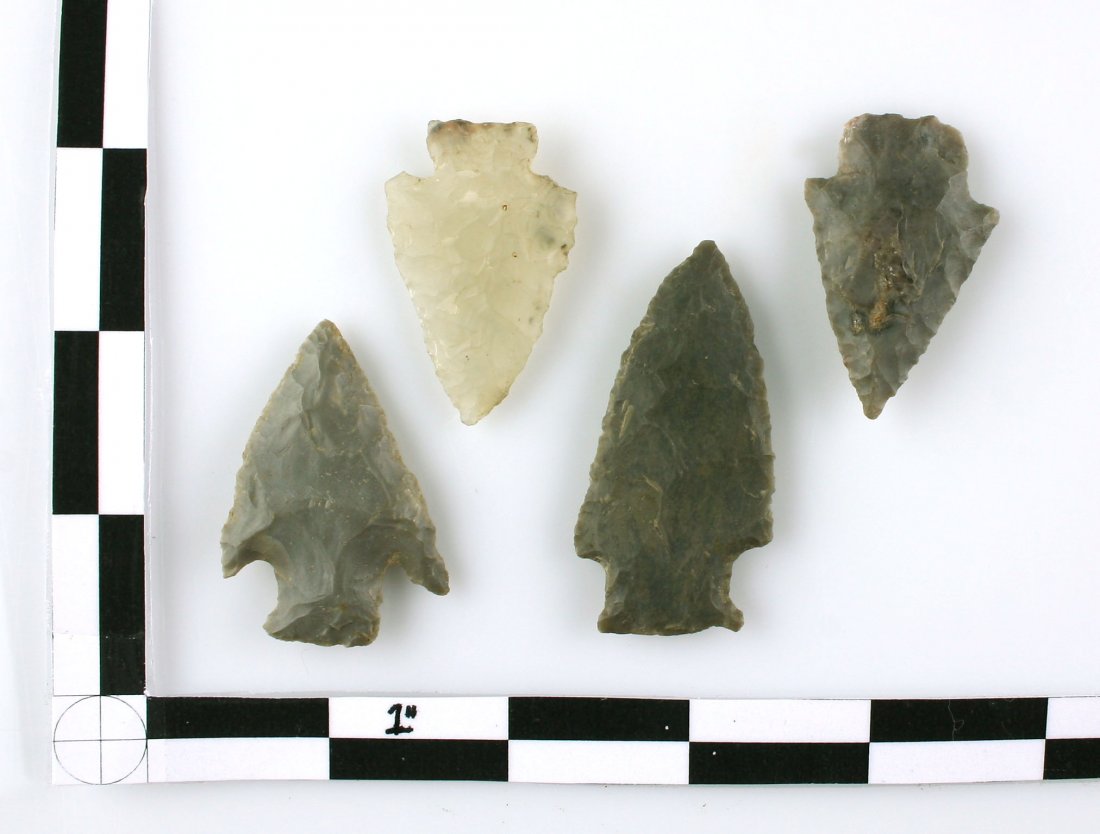 4 Nice Late Archaic Points (1 of 1)