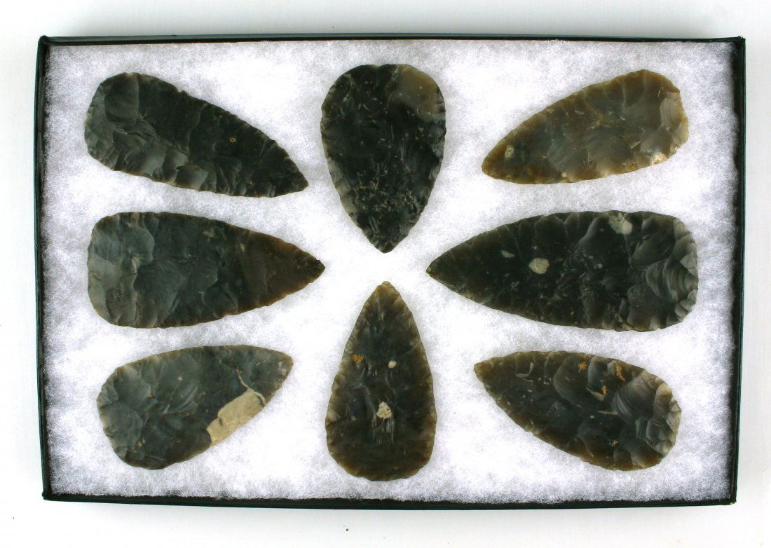 8 Reproduction Flint Ridge Blades (1 of 1)