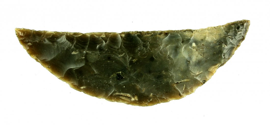 4 1/4" Paleo Crescent - Rogers COA (1 of 3)