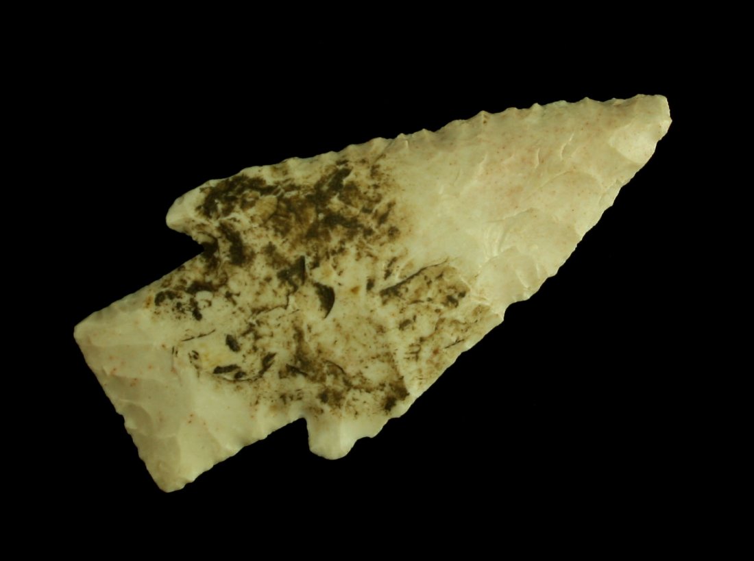 3" Hardin - Baker G-8.5 COA: Nice likely-creek found example from Greene Co., Arkansas formerly of the Parnell and Tate Collections. Cream Burlington.