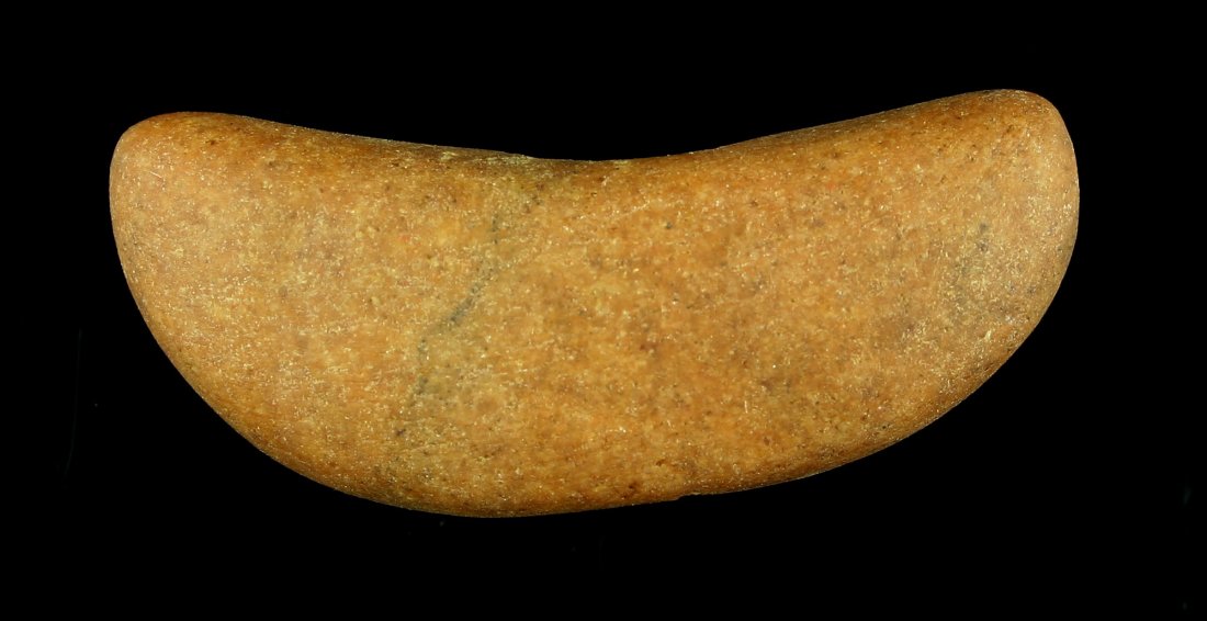 7/8"x2 1/4" Quartzite Crescent Bannerstone (1 of 4)