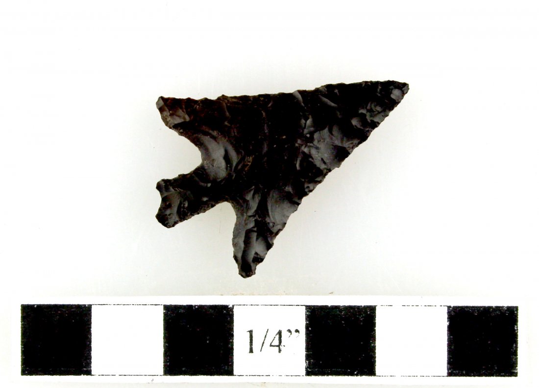 1" Columbia Plateau: Obsidian example from Northeastern Oregon.