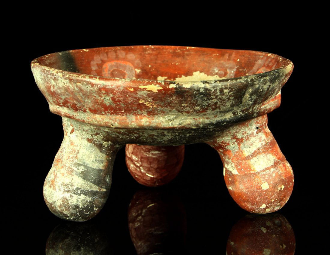 6.25x3.75" Colima Tripod PreColumbian Vessel (1 of 5)