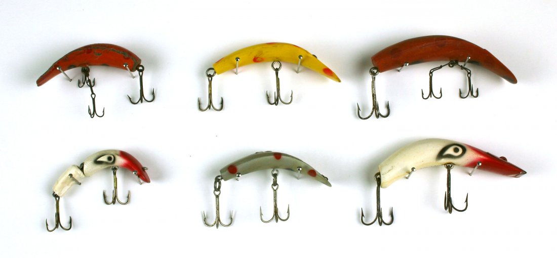 6 Vintage Flatfish Lures (1 of 1)