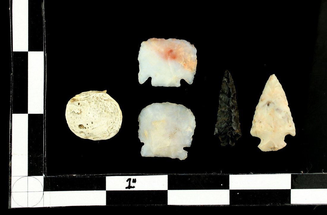 5 California Artifacts Including one Shell (1 of 1)