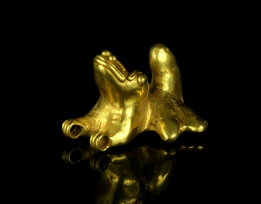 1 3/16" Tumbaga Gold Pendant (1 of 4)
