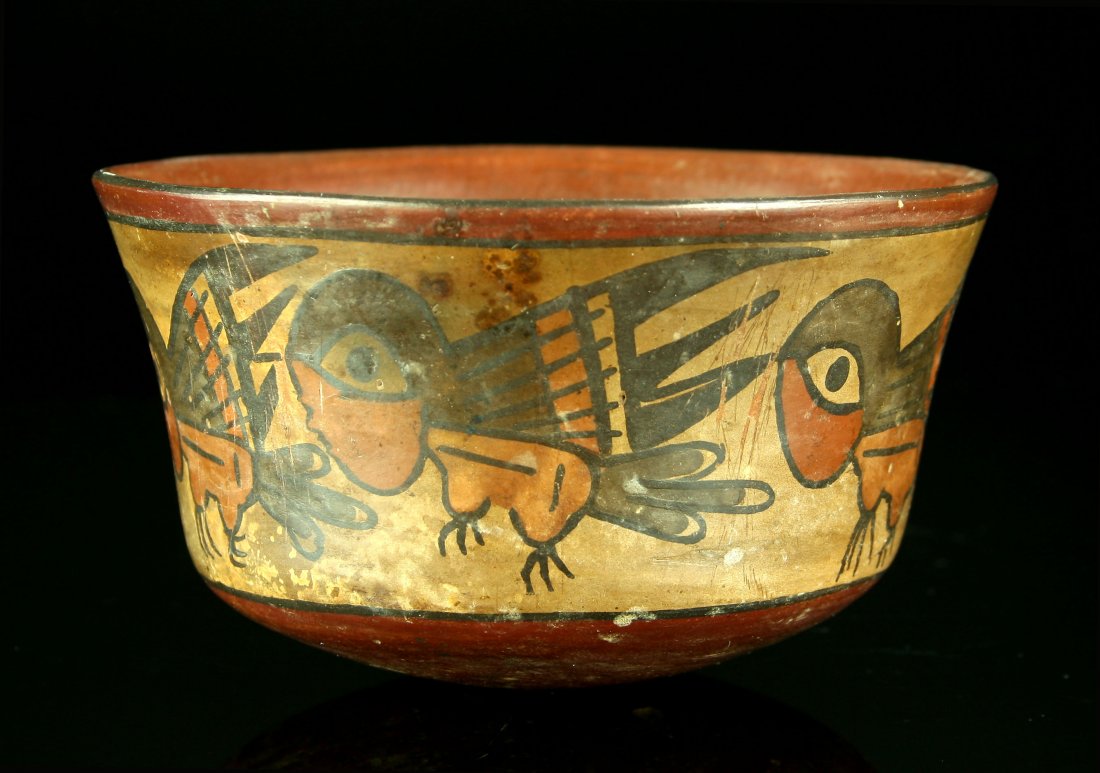 5.5"x3.25" Nazca Polychrome Bowl (1 of 4)