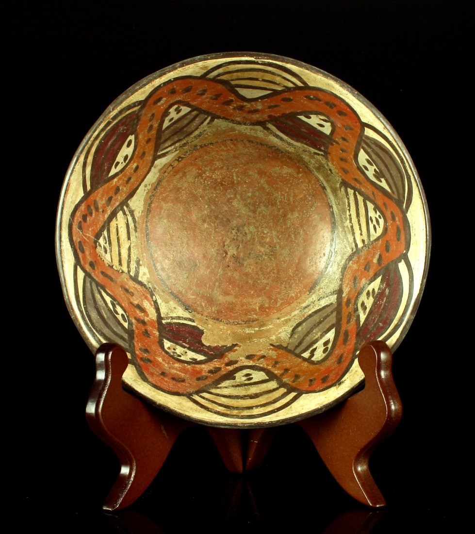 6 7/8"x2 5/8" Nazca Polychrome Bowl (1 of 3)