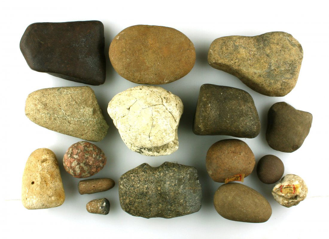 Job Lot of Illinois stone artifacts (1 of 1)