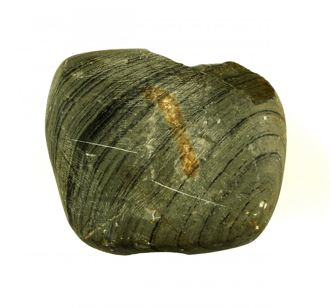 1 3/4" Banded Slate Bannerstone (1 of 4)