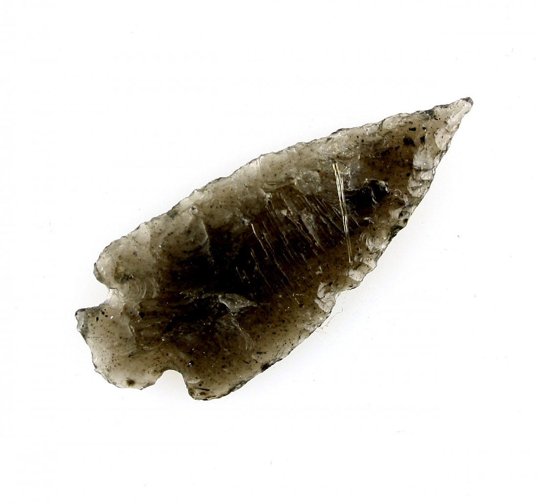 1 3/4" Rose Springs: Obsidian example from Nevada. From a Reno, NV Estate.