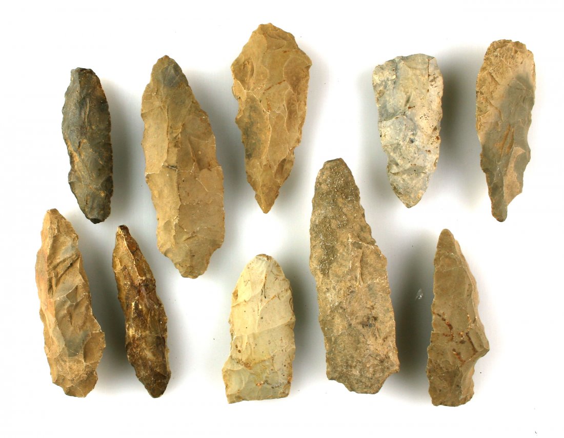 10 Nice Hornstone Preform Blades (1 of 1)