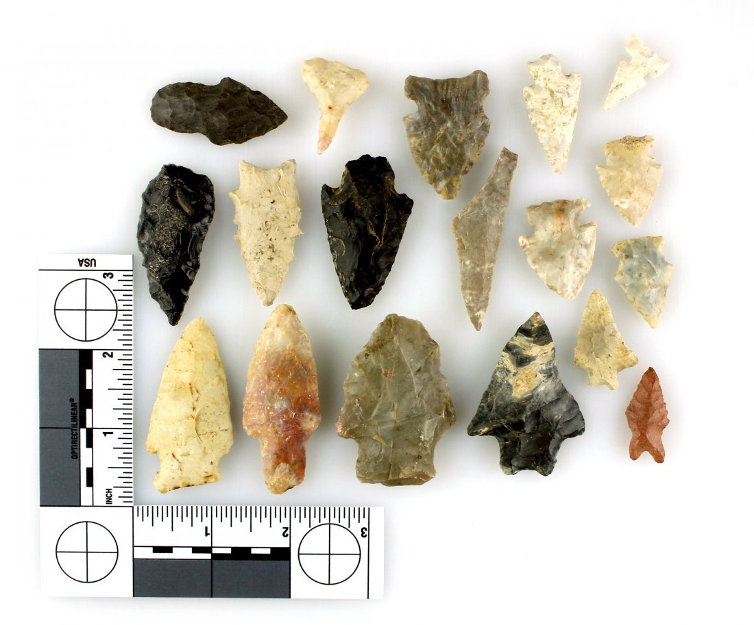 18pc OH/KY Lot of Arrowhead/Knives (1 of 1)