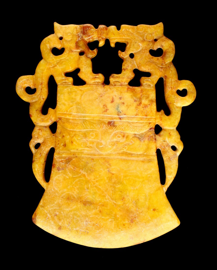 5 3/8" Decorative Chinese Jade Axe (1 of 3)