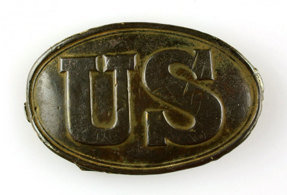 Civil War Union US Oval Belt Buckle (1 of 2)