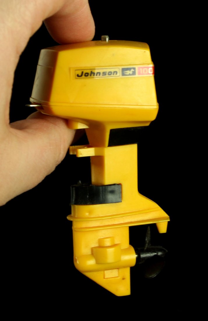 Pair of Vintage Johnson Toy Boat Motors (1 of 4)