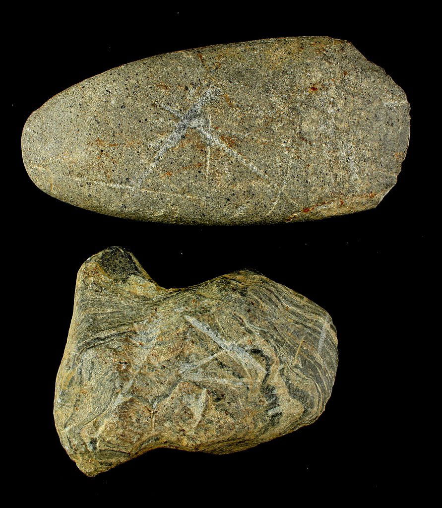 3.75" Axe and 5.25" Celt (1 of 2)