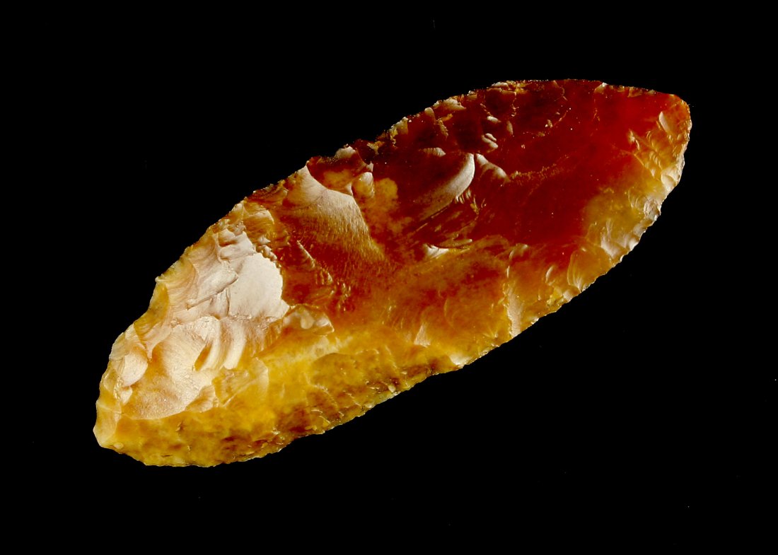 2 3/8" Agate 4-Bevel Harahey Knife (1 of 2)