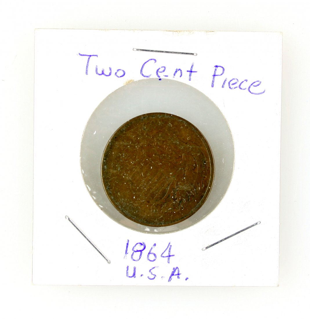 1864 Two Cent piece (1 of 2)