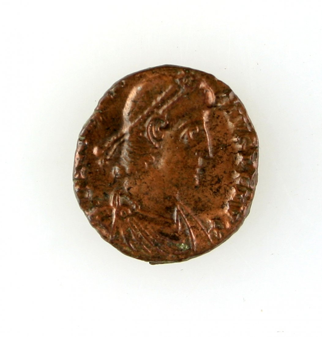 Roman Sirmium of Constantius II 337-361AD: Nice example with bust front and soldier spearing a horseman on reverse. Good detail.