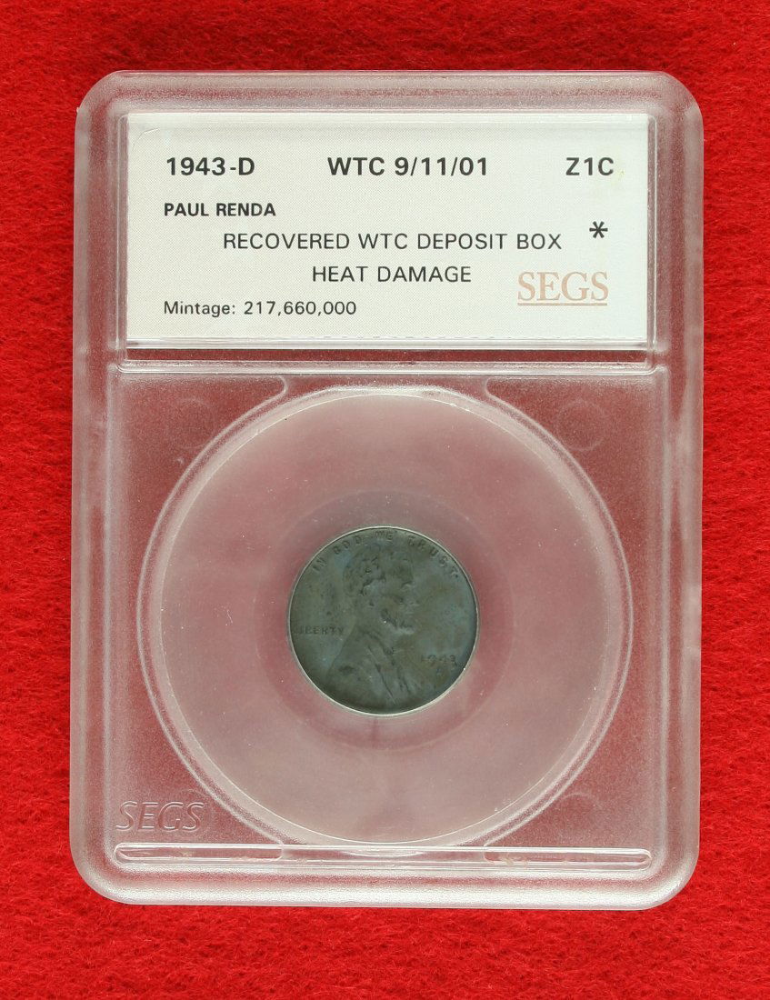 SALE HIGHLIGHT - World Trade Center Penny PCGS SLABBED (1 of 2)