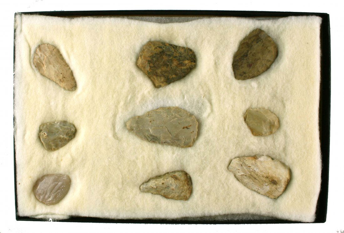 8x12 Display of 9 Artifacts (1 of 1)