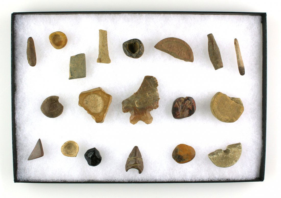 8x12 Display of 19 Ky artifacts (1 of 1)