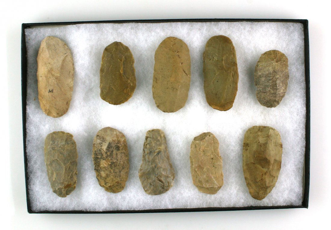 10 Pretty KY Flint Celt in display. (1 of 1)