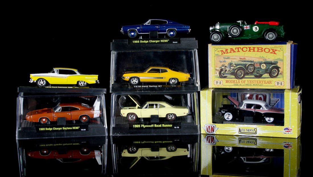 7 Classic Car Miniatures (1 of 1)