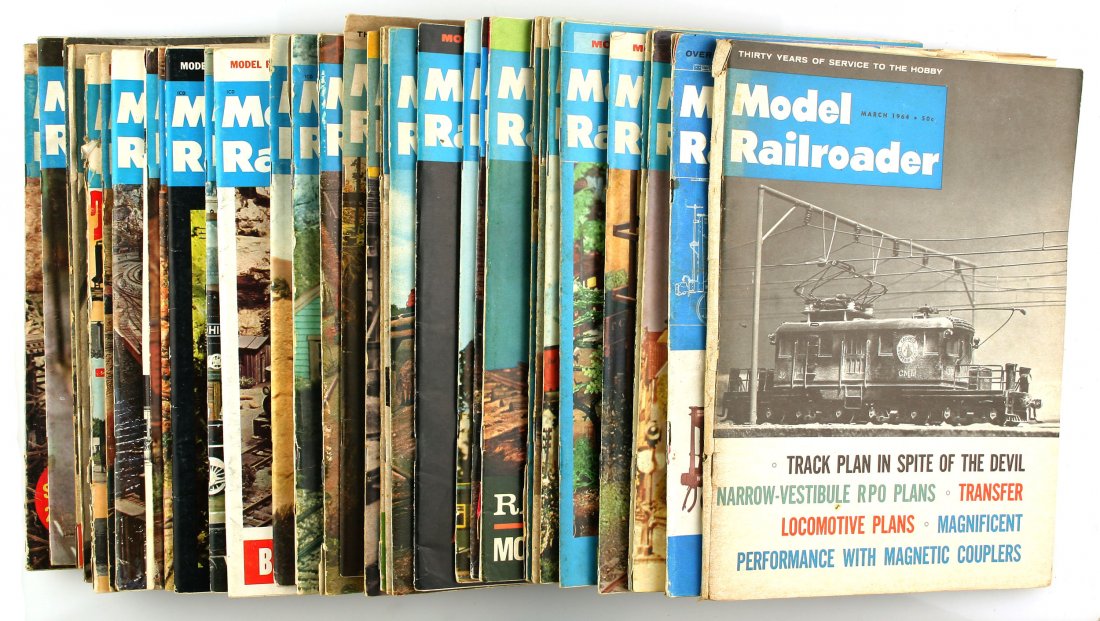 1960's Vintage Model Railroader Magazines (1 of 1)