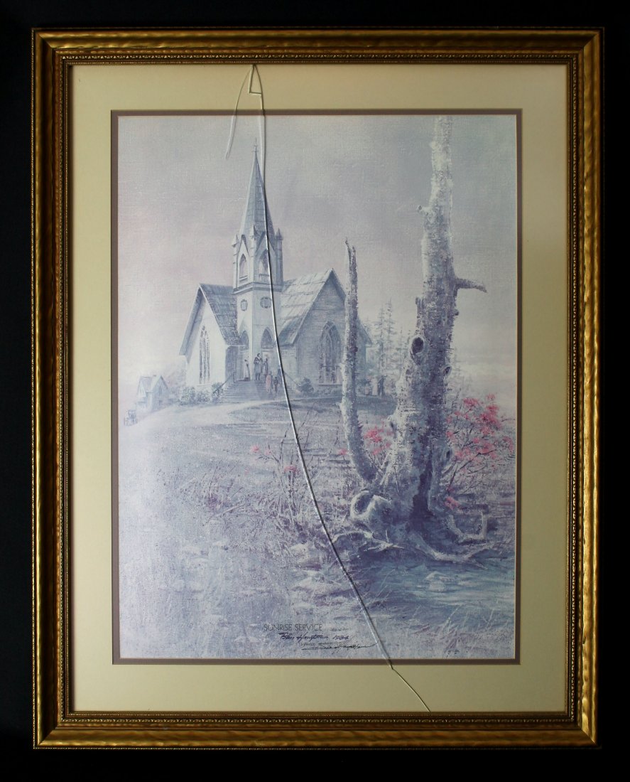 'Sunrise Service' - Ben Hampton Framed Print (1 of 6)