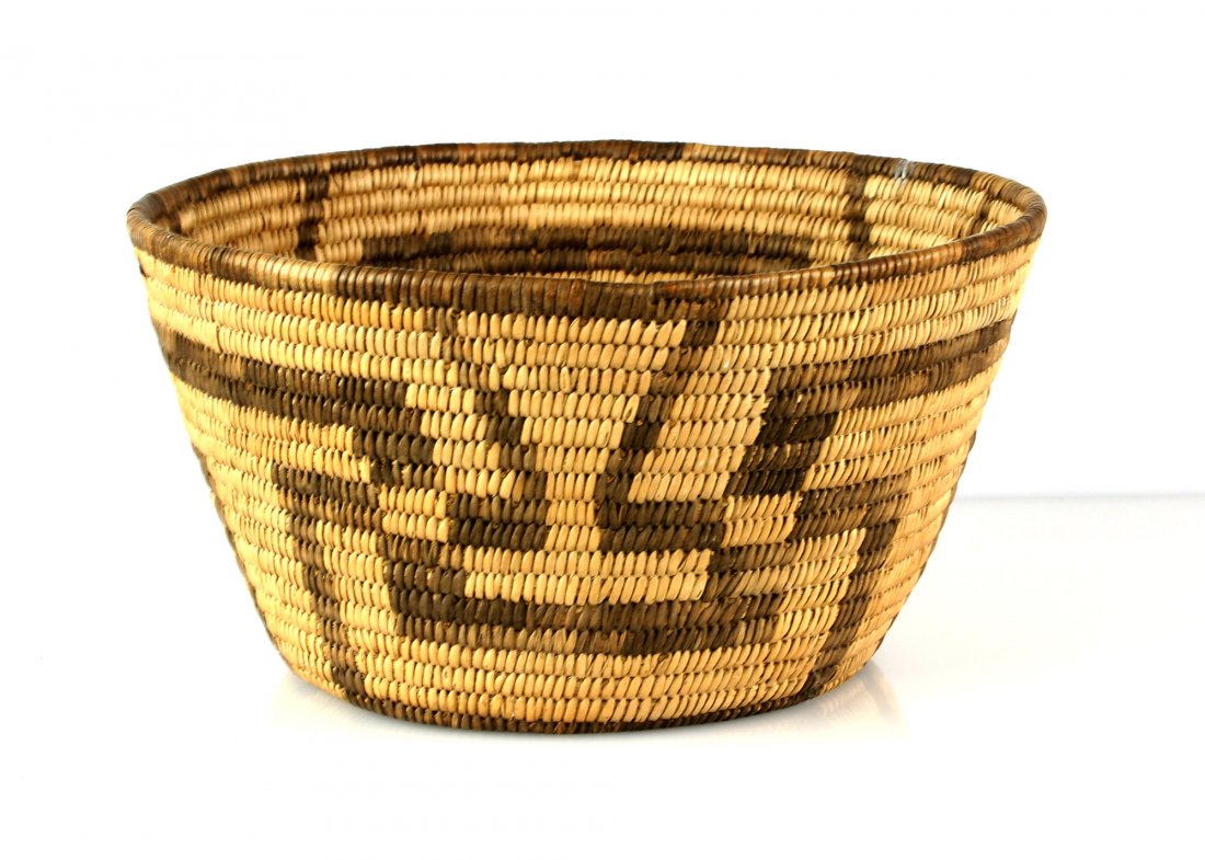 9 3/4"x5" Nicely Woven Pima Basket (1 of 5)