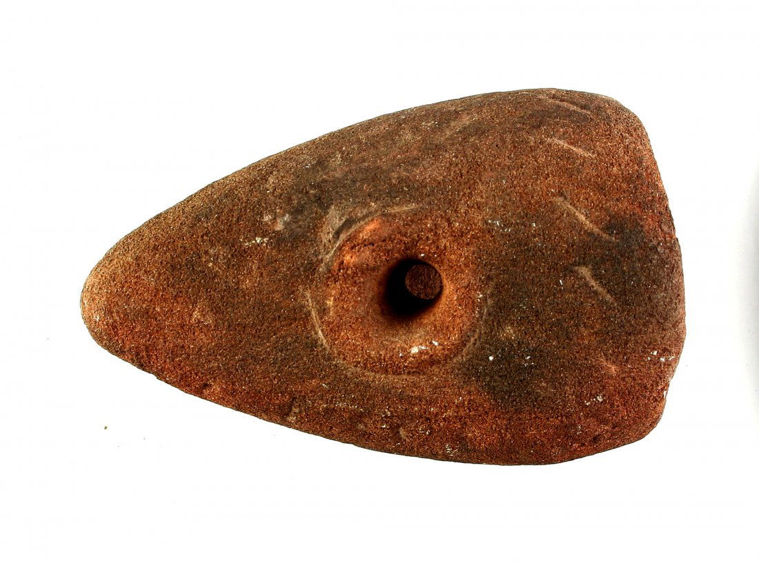 3 1/8" Mississippian Sandstone pipe (1 of 6)