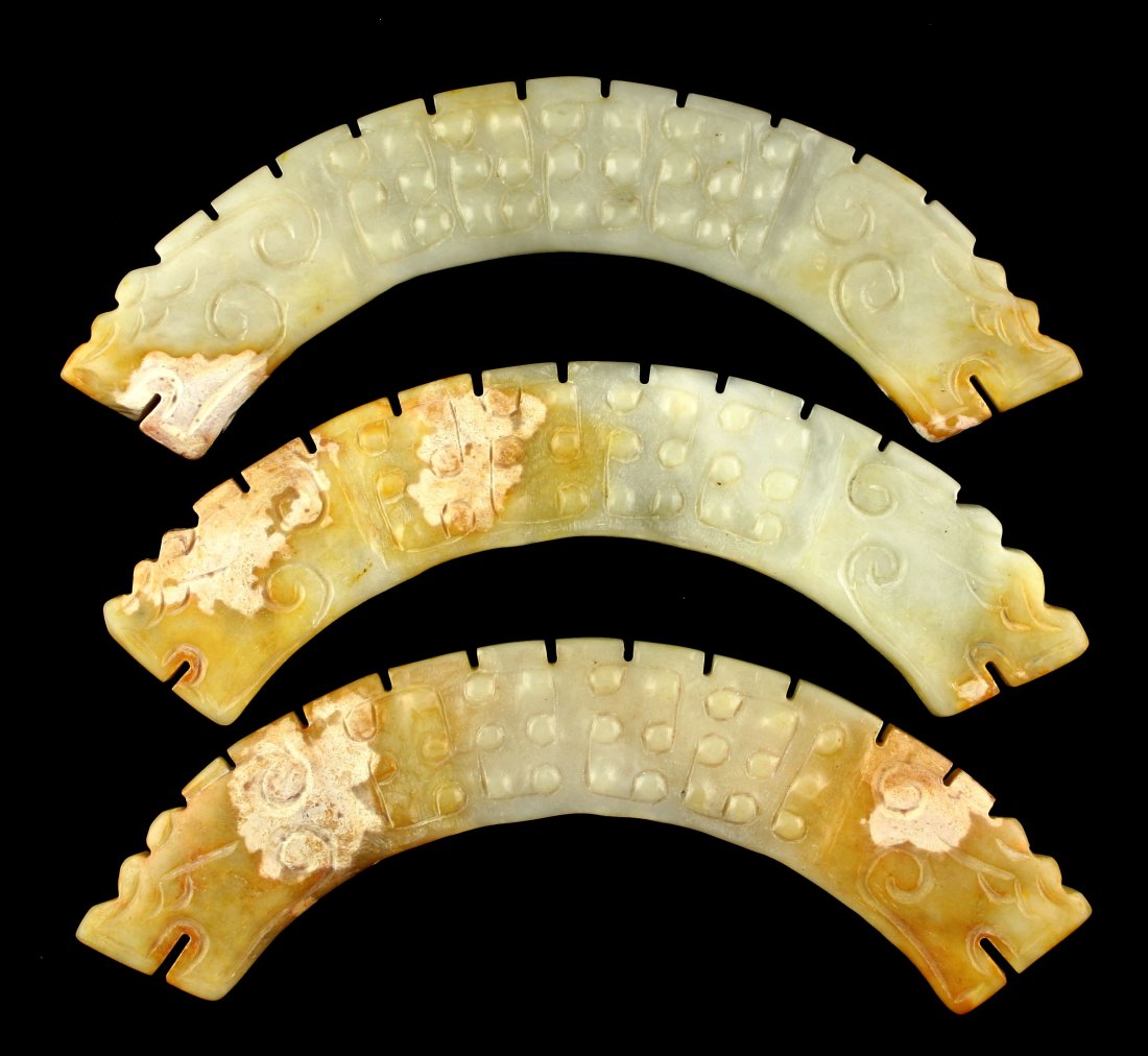 3 Old Large Chinese Jades (1 of 3)