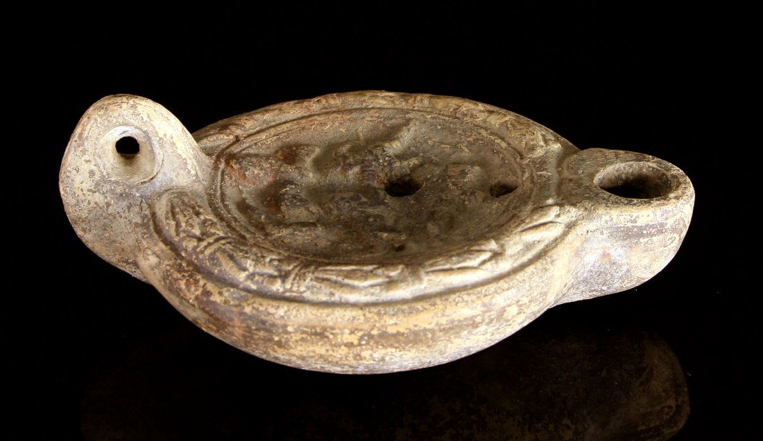 Ancient Roman Oil Lamp (1 of 4)