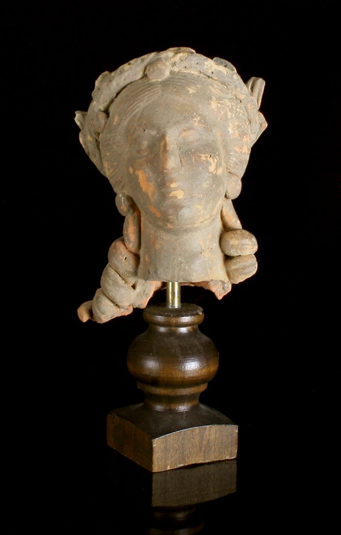 5" Roman Terracotta Woman Head (1 of 4)