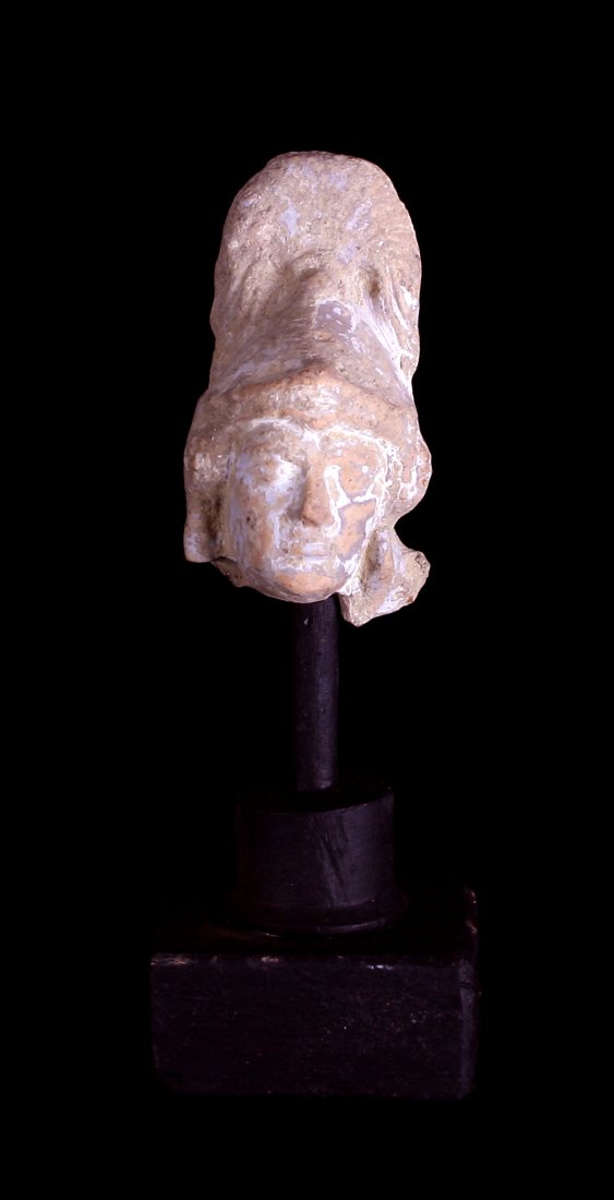 Roman Terracotta Minerva Fragment - Mounted (1 of 4)