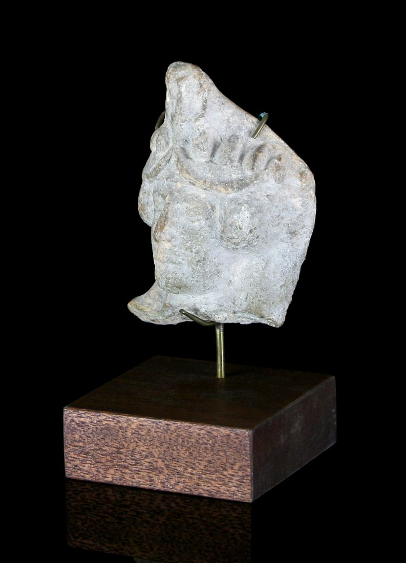 Roman Terracotta Head - Mounted Fragment (1 of 4)