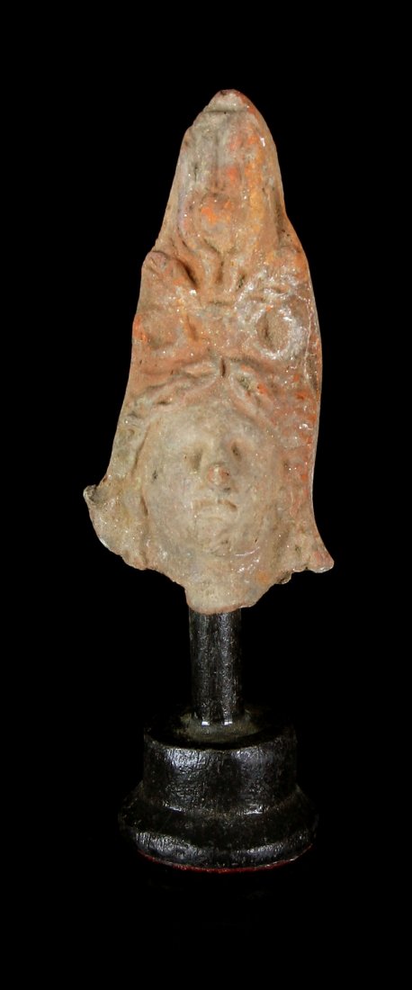 2 5/8" Roman Terracotta Head (1 of 4)