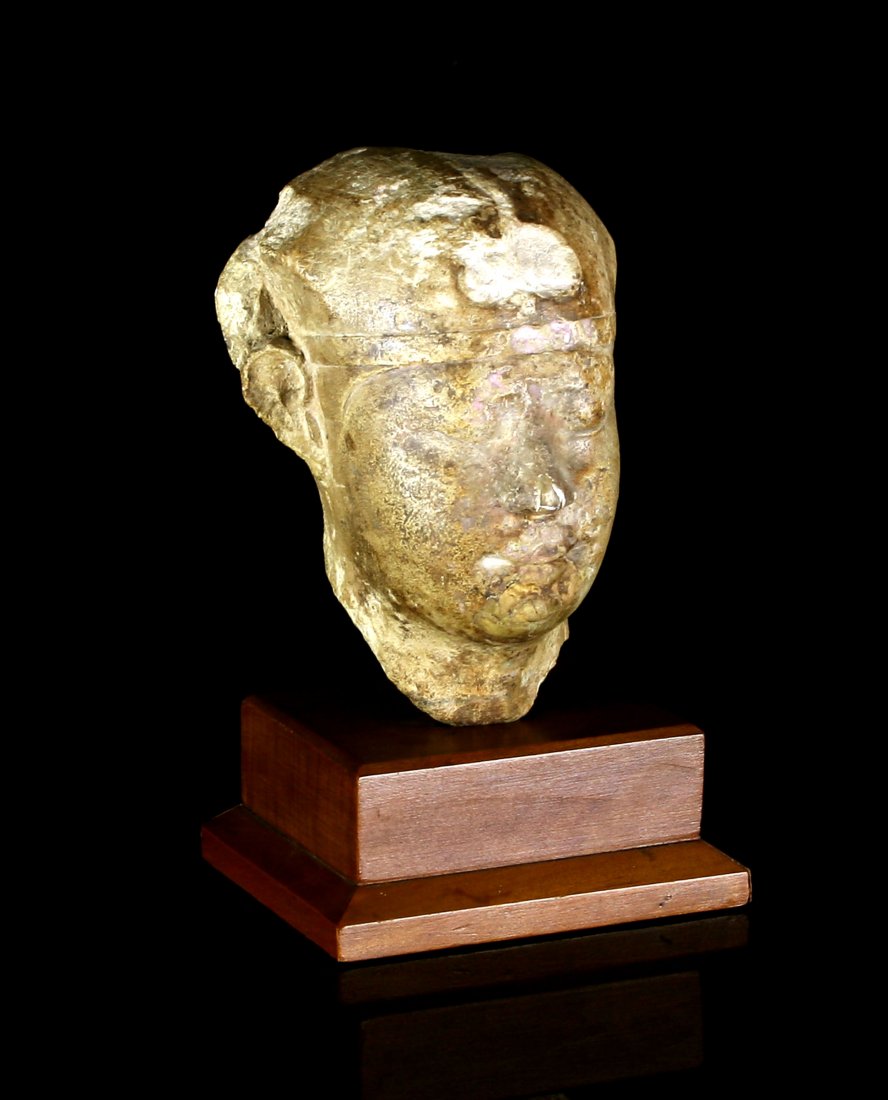 4 3/4" Egyptian Pharoah Statue Fragment (1 of 5)