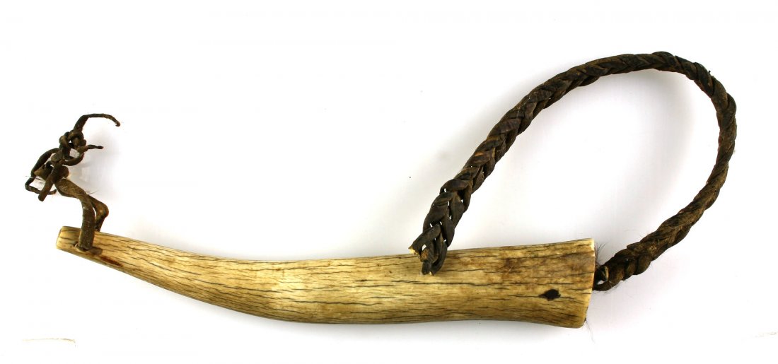 23" Rawhide Plains Indian Quirt (1 of 2)