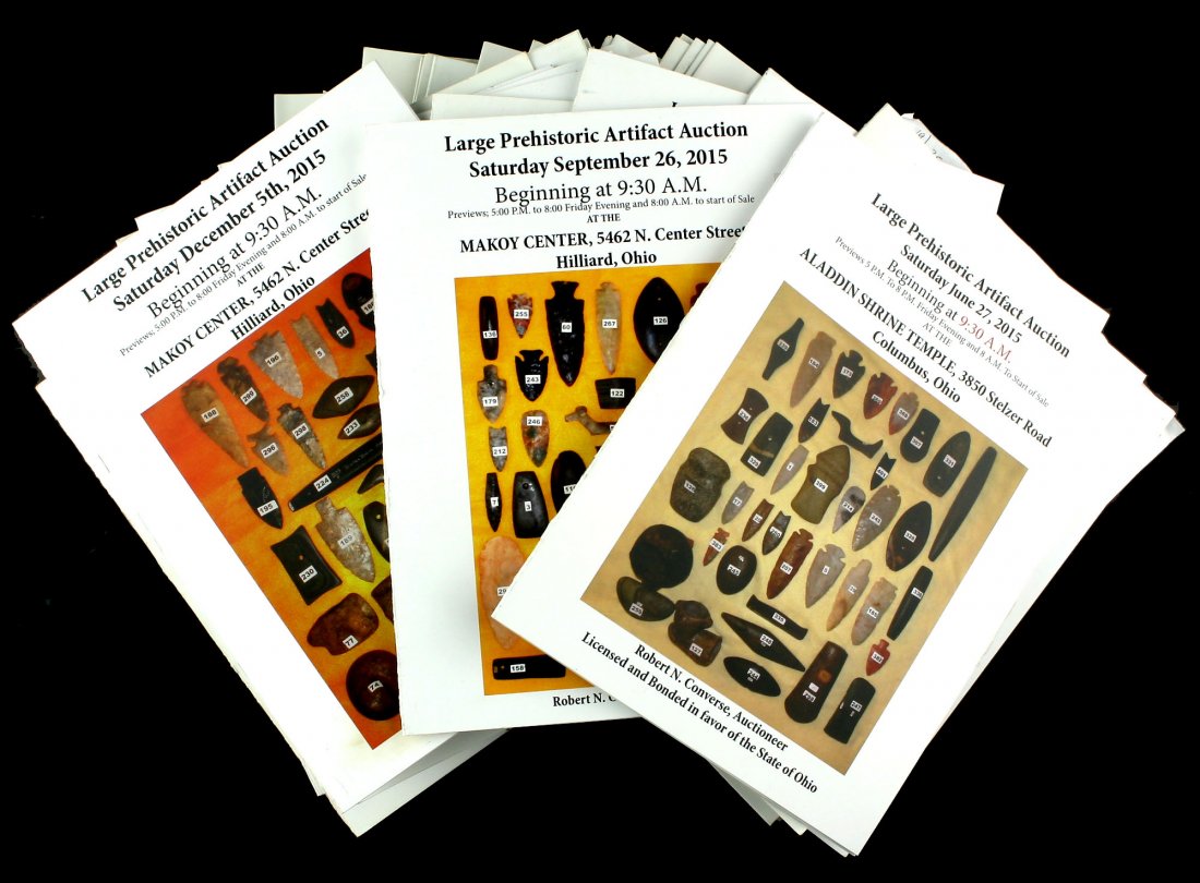 51 Robert Converse Auction Catalogs: Nice reference for past auctions, history of individual lots, etc.