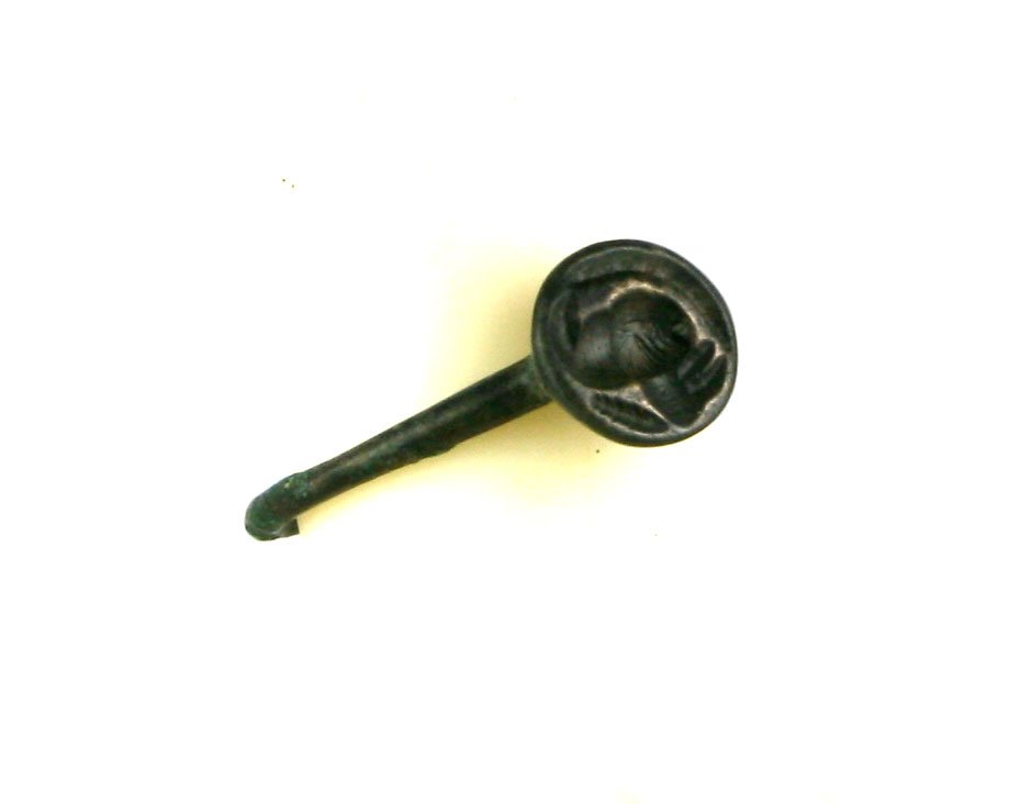 Ancient Roman Silver Ring with Bird Insignia: Modern size 6.5 example formerly of the Tedder estate collection of Los Angeles. Silver ring with bird insignia in intaglio. Approx weight 1.9grams.