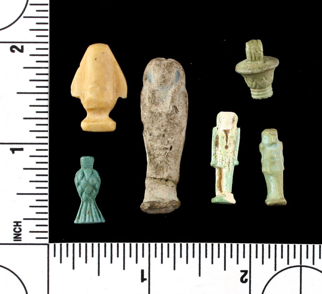6 Small Egyptian Artifacts (1 of 2)