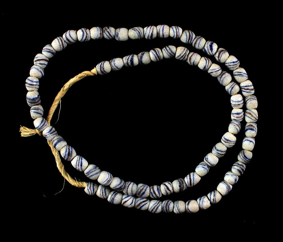 26" Sand Cast Trade Bead Necklace (1 of 2)