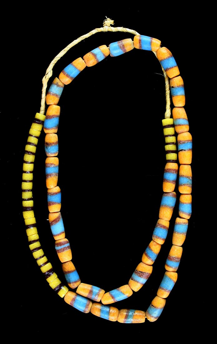 26" Sand Cast Trade Bead Necklace (1 of 1)