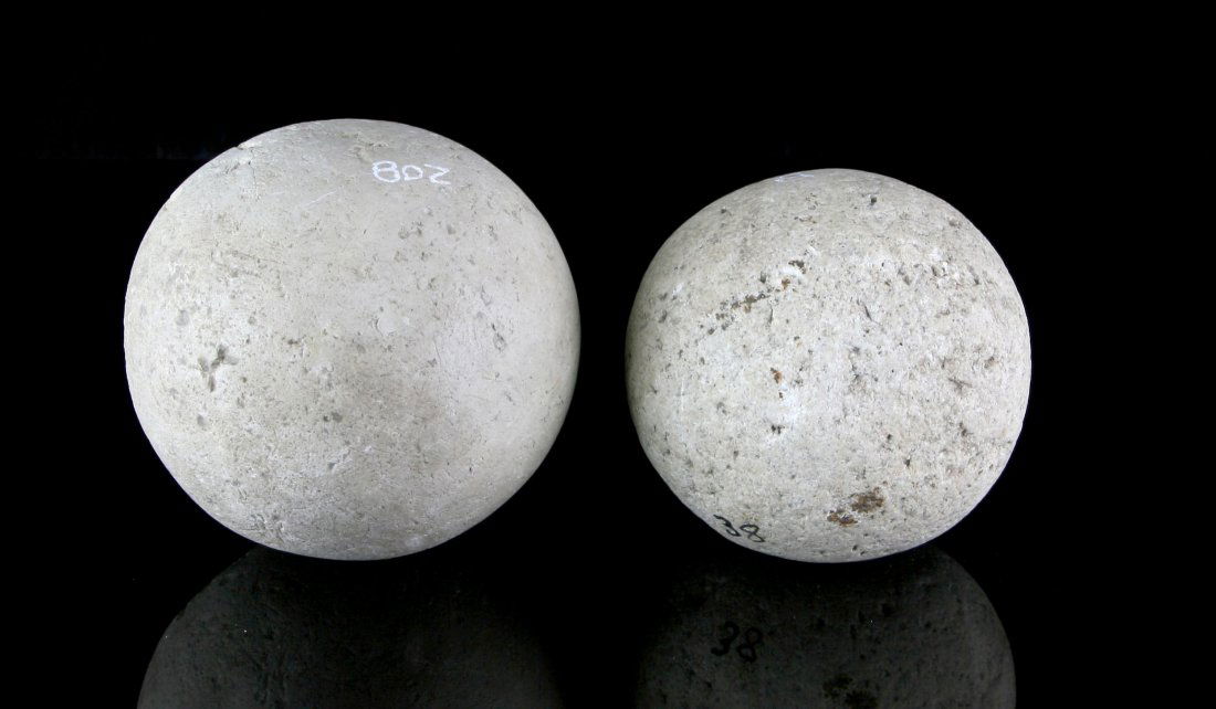 Pair of Large Indian Game Balls (1 of 1)