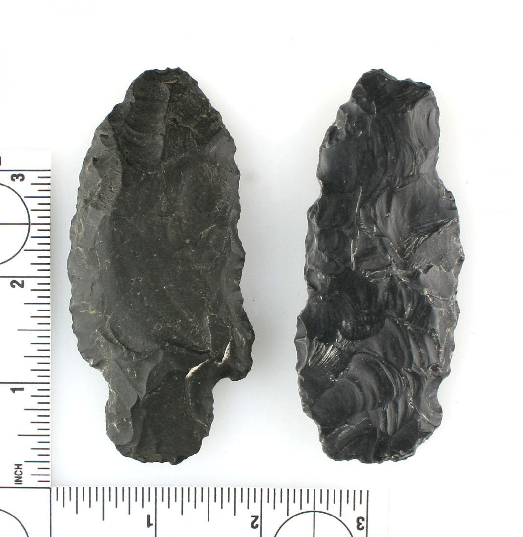 Pair of Large Obsidian Blades (1 of 2)