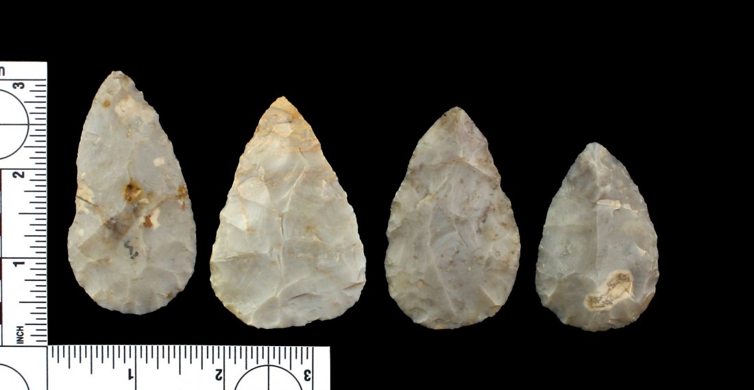 4 Hopewell Preform Cache Blades (1 of 2)
