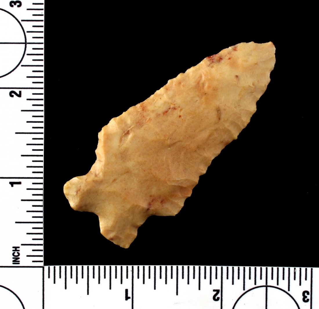 2 7/8" Bifurcated Point: Missouri. Ex - Arthur Stuart Collection.